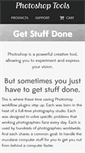 Mobile Screenshot of photoshoptools.ca
