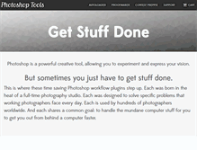 Tablet Screenshot of photoshoptools.ca